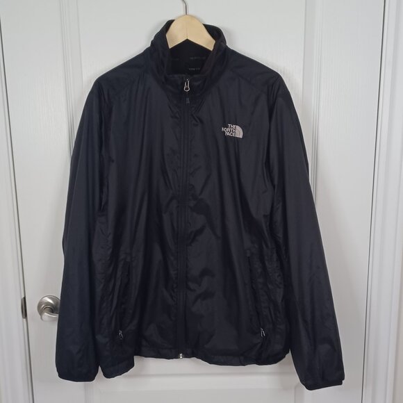 The North Face Softshell Jacket Men’s Large Black Full Zip Outdoor Waterproof - Picture 1 of 6